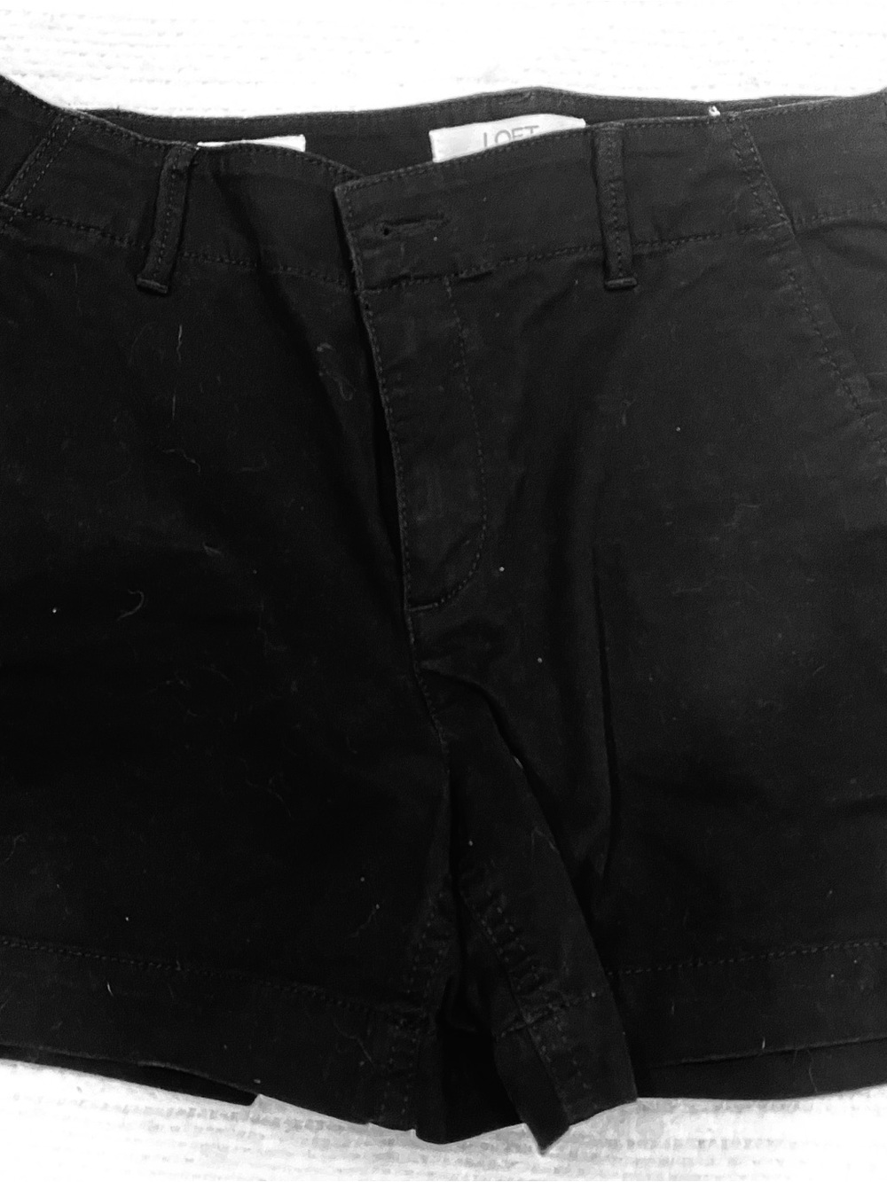 LOFT Black monroe 4 inch Casual Shorts